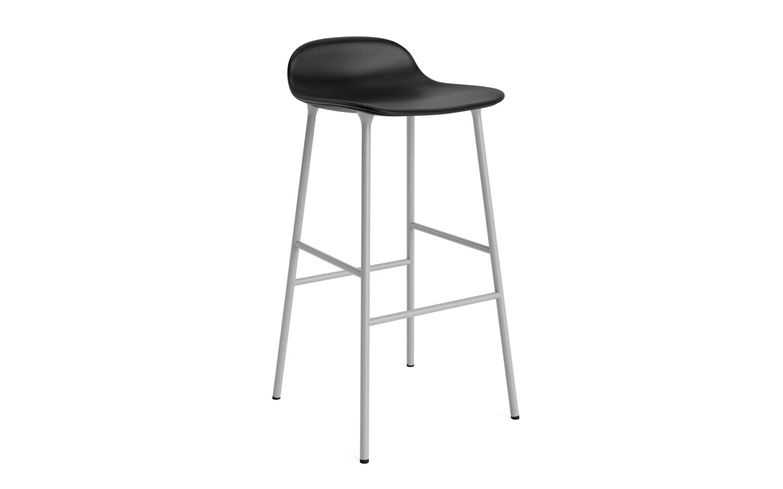 Form Barstuhl 75 cm gepolstert Stahl grau Ultra in Ultra 41599 präsentiert im Onlineshop von KAQTU Design AG. Barstuhl ist von Normann Copenhagen