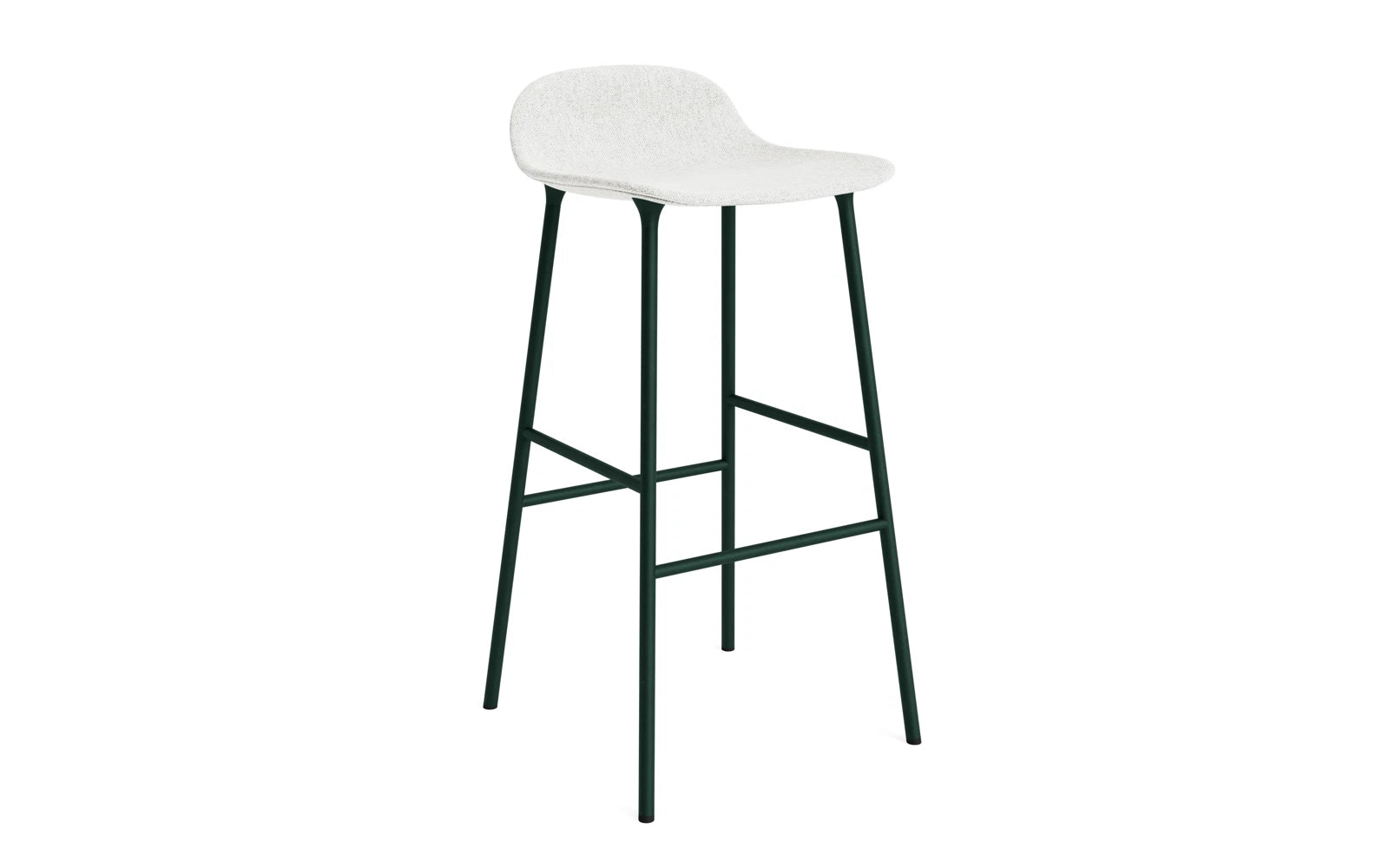 Form Barstuhl 75 cm gepolstert Stahl grün Hallingdal in Hallingdal 110 präsentiert im Onlineshop von KAQTU Design AG. Barstuhl ist von Normann Copenhagen