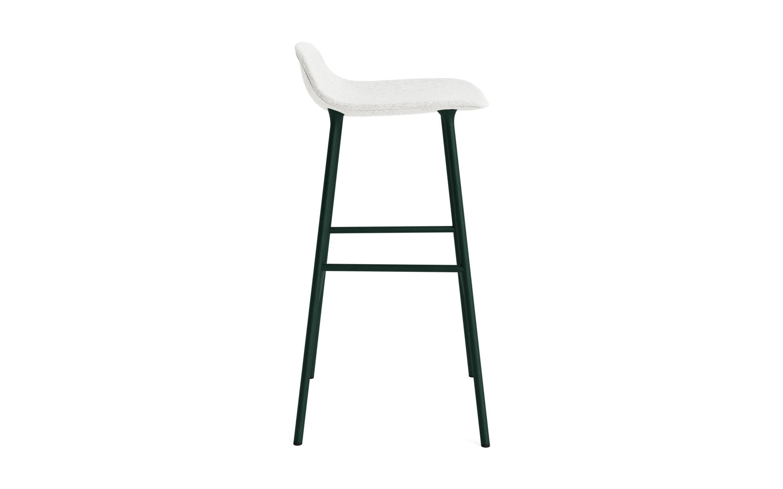 Entdecken Sie den stilvollen Form Barstuhl 75 cm in grünem Hallingdal von Normann Copenhagen – ein Designhighlight für Ihre Küche oder Bar.