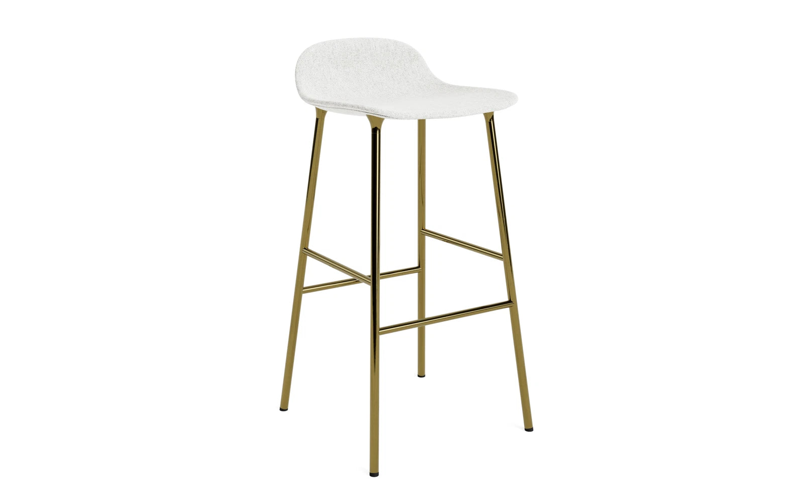 Form Barstuhl 75 cm gepolstert Messing Hallingdal in Hallingdal 110 präsentiert im Onlineshop von KAQTU Design AG. Barstuhl ist von Normann Copenhagen