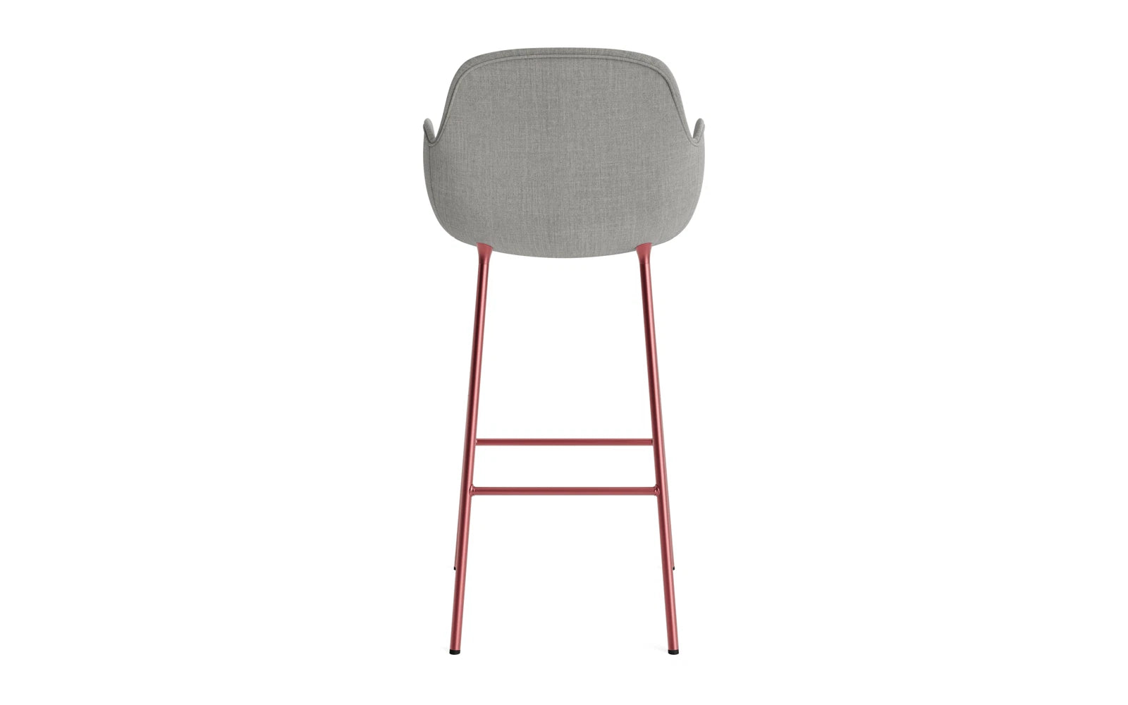 Entdecken Sie den eleganten Form Barstuhl mit Armlehne in Rot von Normann Copenhagen – ein stilvolles Highlight für jeden Raum, das Komfort und modernes Design vereint.