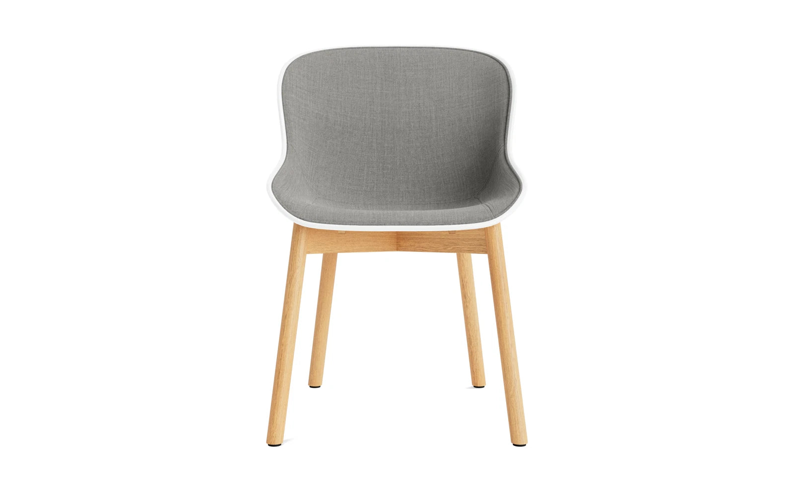 Erleben Sie den Hyg Stuhl Frontpolster Eiche Weiss/Remix von Normann Copenhagen – ein stilvolles Möbelstück, das skandinavisches Design und höchsten Sitzkomfort vereint.