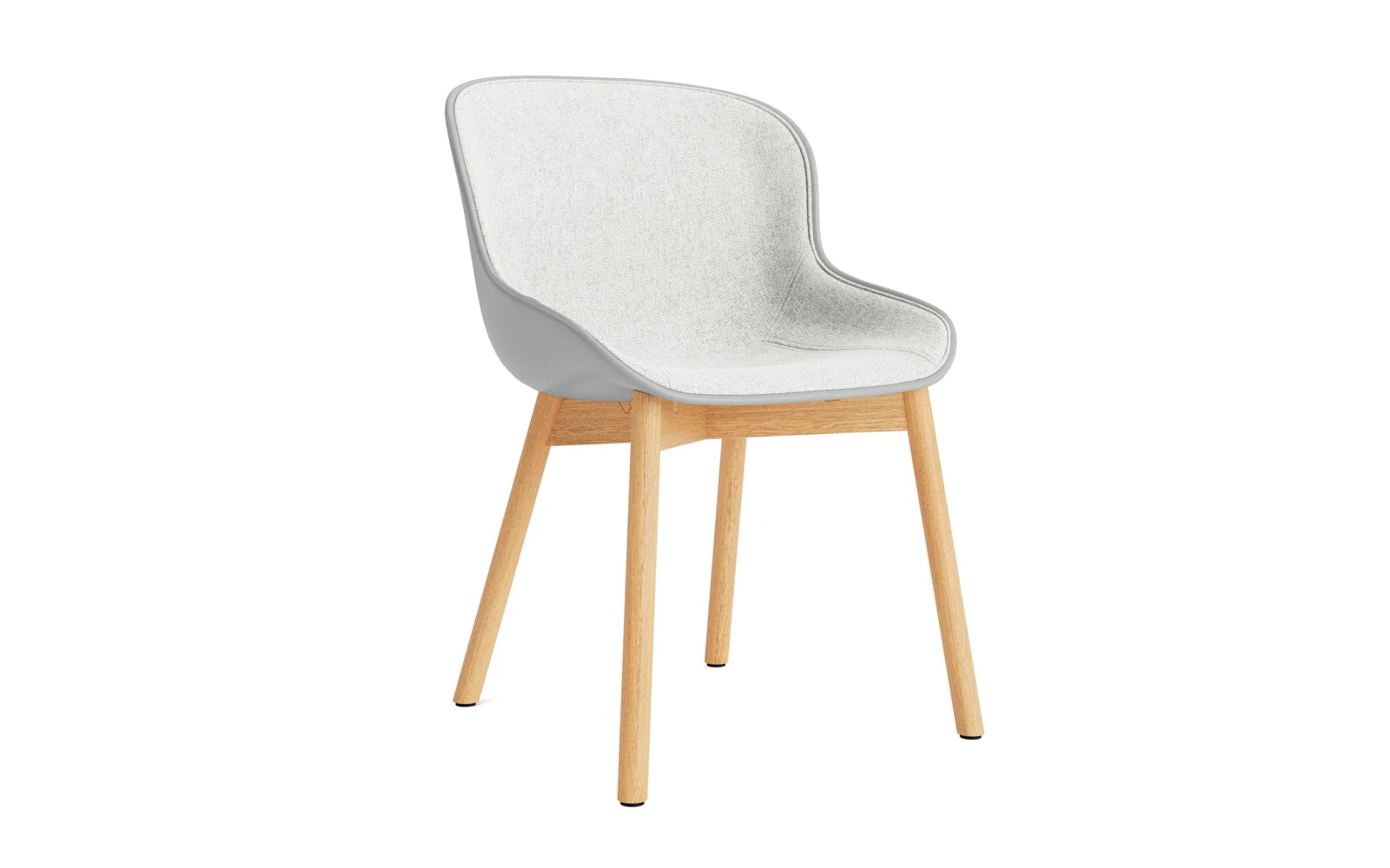 Hyg Stuhl Polster Eiche Grau/Hallingdal in Hallingdal 110 präsentiert im Onlineshop von KAQTU Design AG. Stuhl ist von Normann Copenhagen