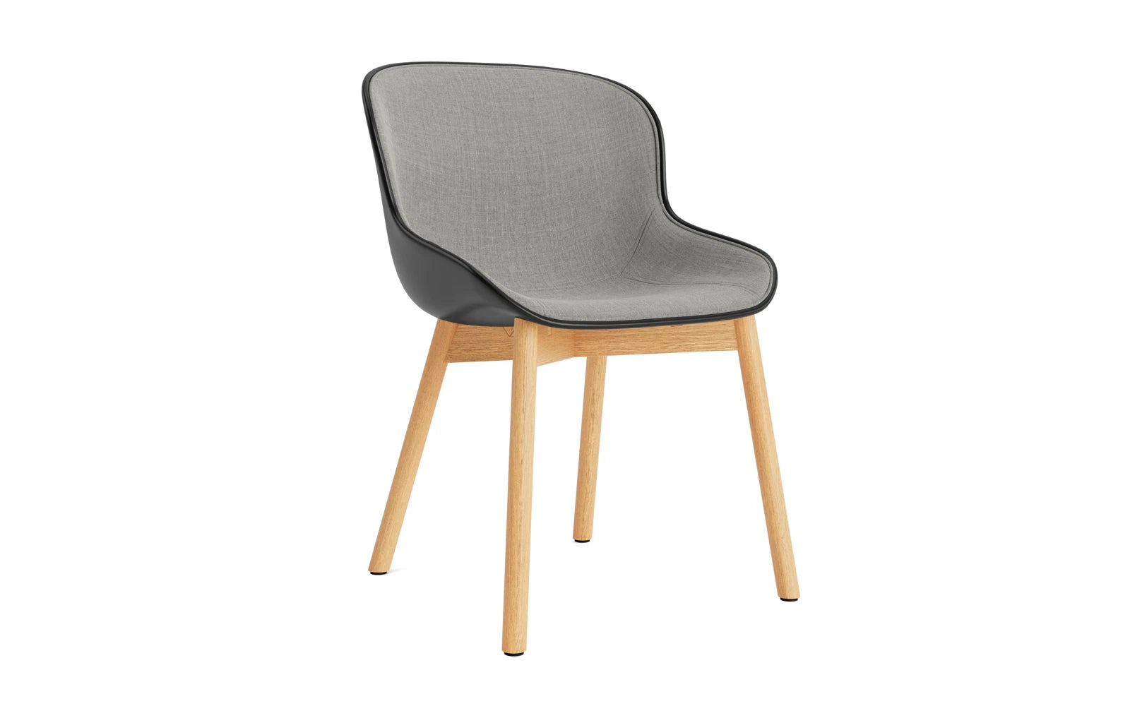 Hyg Stuhl Polster Eiche Schwarz/Remix in Remix 133 präsentiert im Onlineshop von KAQTU Design AG. Stuhl ist von Normann Copenhagen