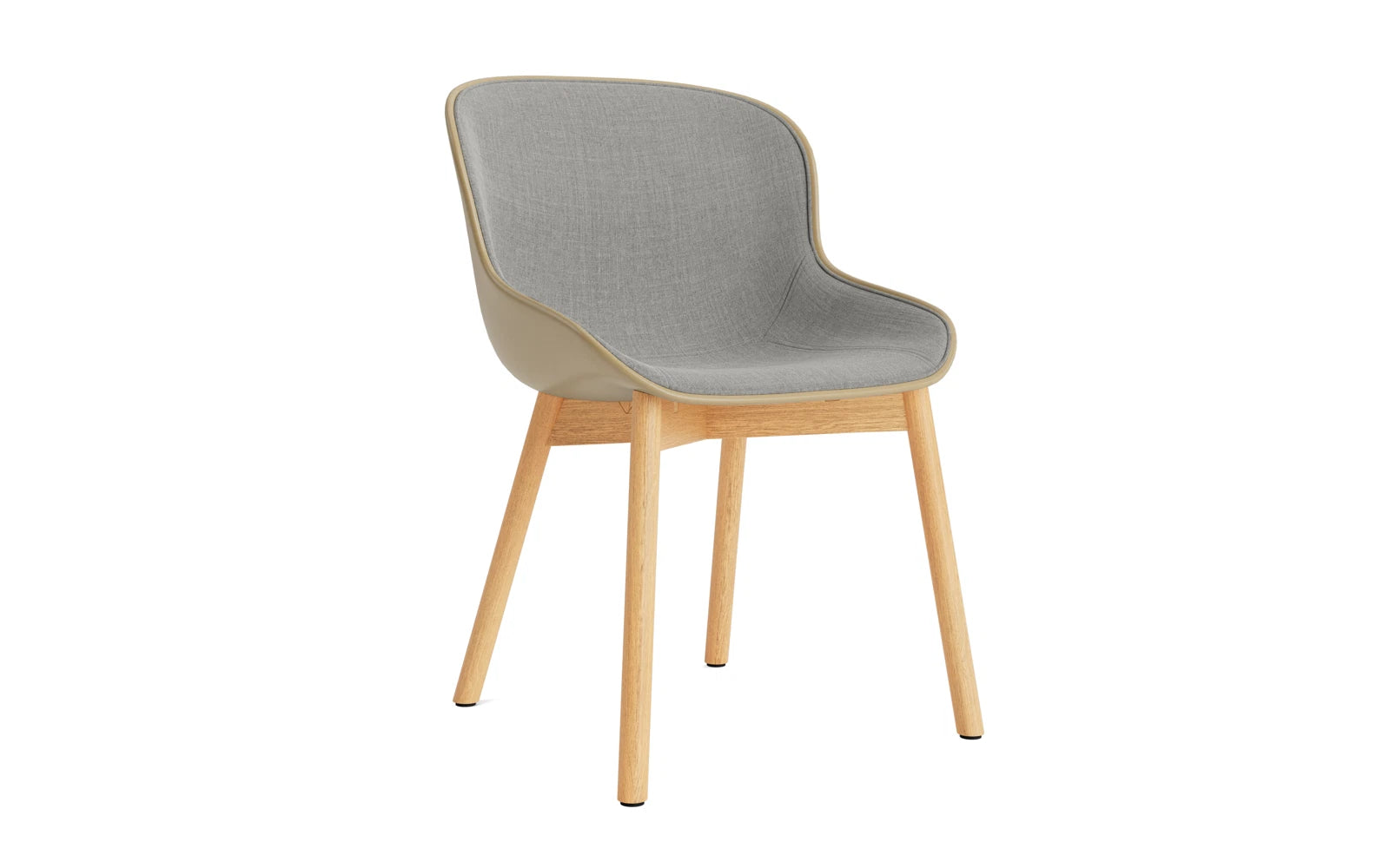 Hyg Stuhl Polster Eiche Sand/Remix in Remix 133 präsentiert im Onlineshop von KAQTU Design AG. Stuhl ist von Normann Copenhagen