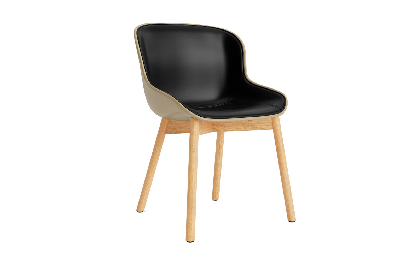 Hyg Stuhl Polster Eiche Sand/Ultra in Ultra 41599 präsentiert im Onlineshop von KAQTU Design AG. Stuhl ist von Normann Copenhagen