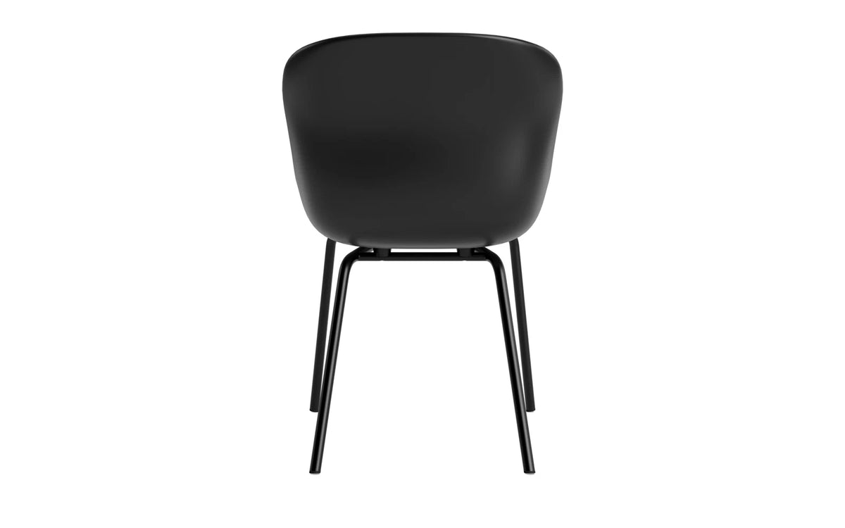 Hyg Stuhl Frontpolster Schwartz/Remix in Remix 133 präsentiert im Onlineshop von KAQTU Design AG. Schalenstuhl ist von Normann Copenhagen