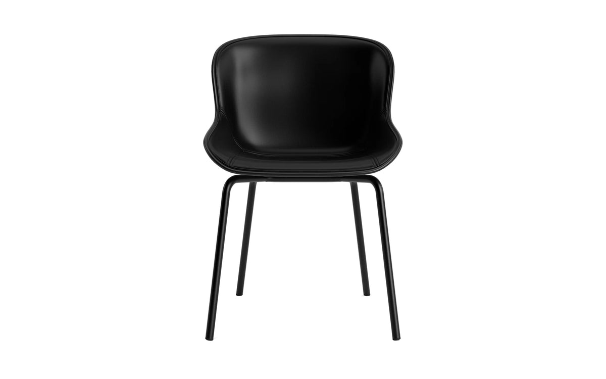Hyg Stuhl Frontpolster Schwartz Stahl Schwartz/Ultra in Ultra 41599 präsentiert im Onlineshop von KAQTU Design AG. Stuhl ist von Normann Copenhagen