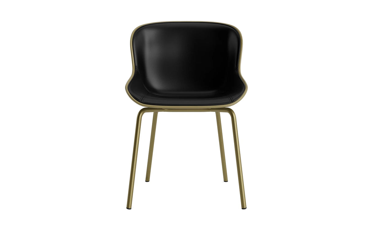 Hyg Stuhl Frontpolster Olive stahl Olive/Ultra in Ultra 41599 präsentiert im Onlineshop von KAQTU Design AG. Stuhl ist von Normann Copenhagen