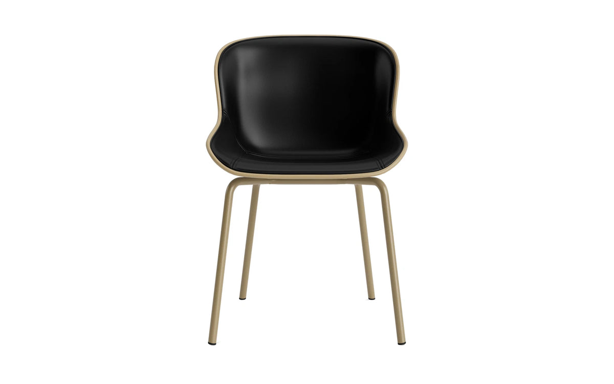 Hyg Stuhl Frontpolster Sand Stahl Sand/Ultra in Ultra 41599 präsentiert im Onlineshop von KAQTU Design AG. Stuhl ist von Normann Copenhagen