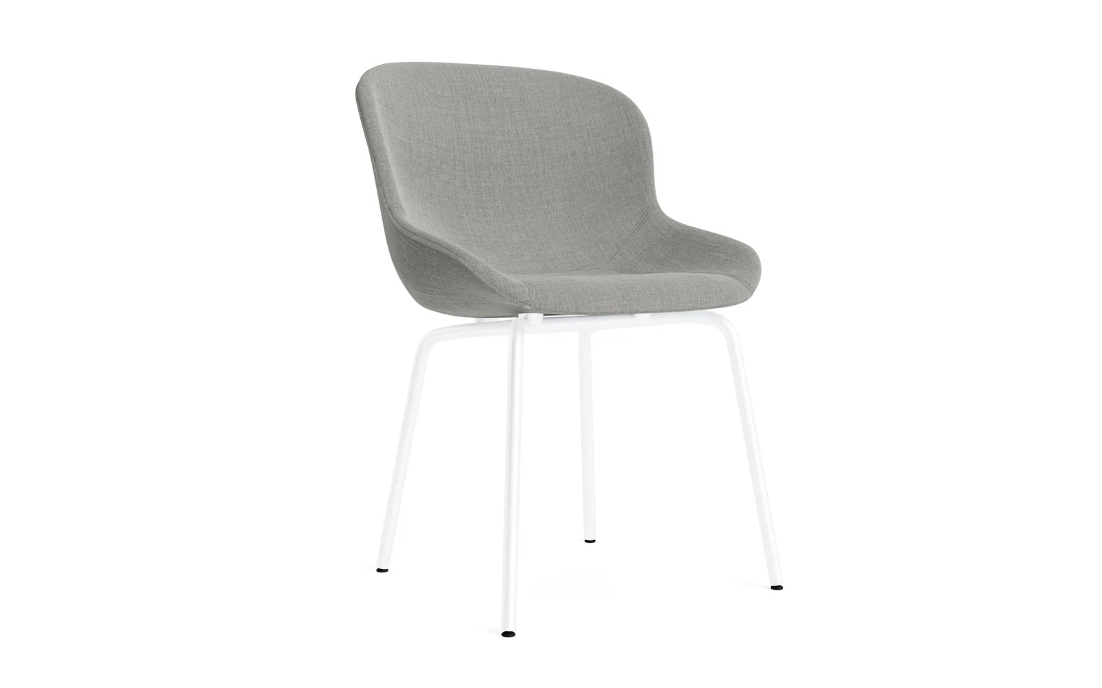 Hyg Stuhl gepolstert Weiss stahl Remix in Remix 133 präsentiert im Onlineshop von KAQTU Design AG. Stuhl ist von Normann Copenhagen