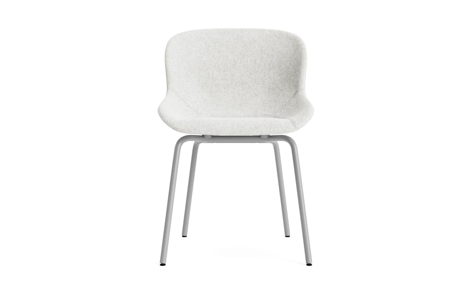 Erleben Sie den Hyg Stuhl in elegantem Grau, gepolstert für ultimativen Sitzkomfort. Perfekt für stilvolle Ess- und Loungebereiche.