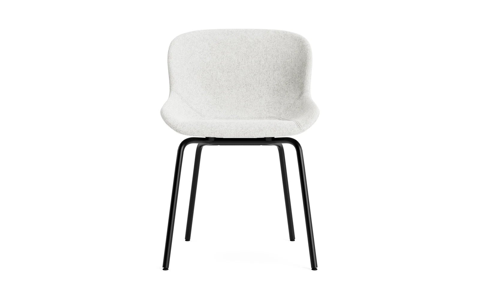 Der Hyg Stuhl von Normann Copenhagen kombiniert dänisches Design mit hochwertiger Hallingdal-Polsterung und einer eleganten Stahlbasis für maximalen Komfort.