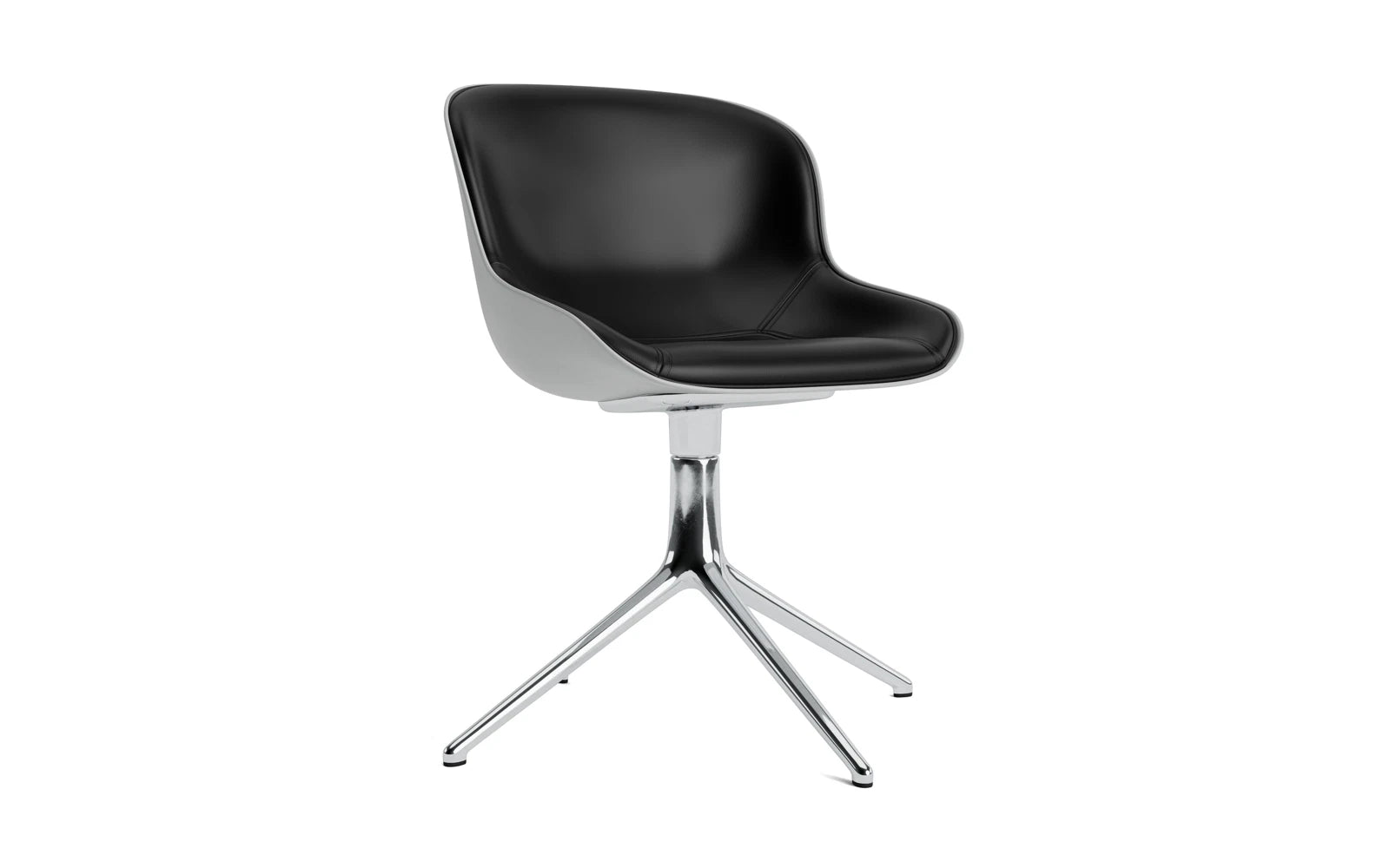 Hyg Drehstuhl 4B gepolstert Alu Grau/Ultra in Ultra 41599 präsentiert im Onlineshop von KAQTU Design AG. Drehstuhl ist von Normann Copenhagen