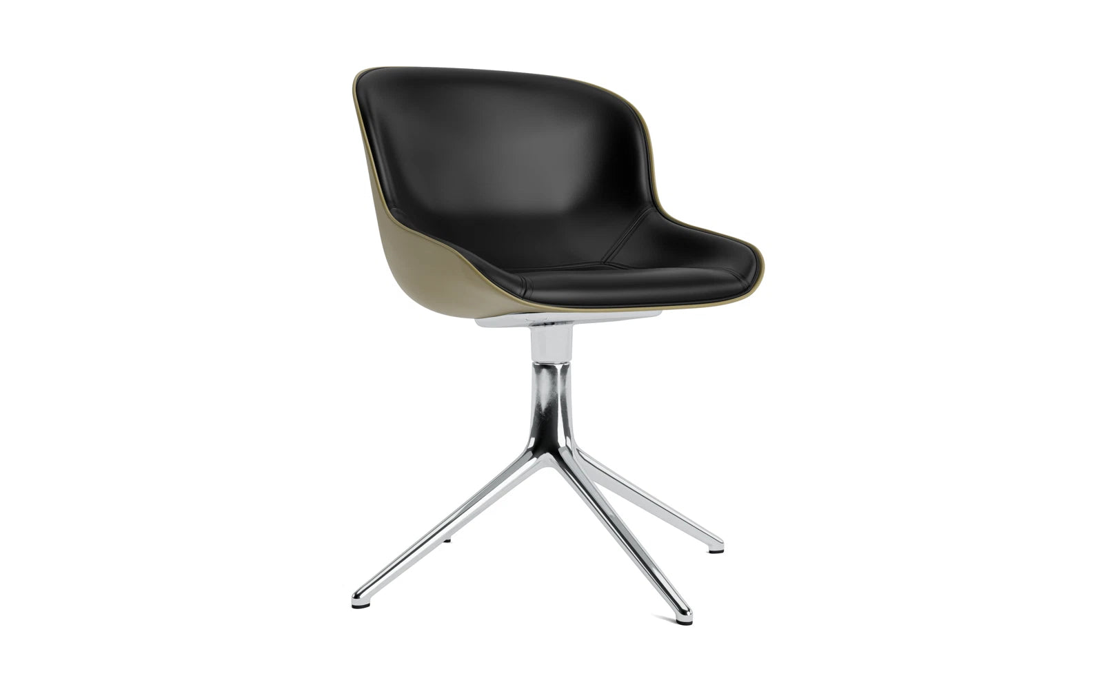 Hyg Drehstuhl Frontpolster Olive/Ultra in Ultra 41599 präsentiert im Onlineshop von KAQTU Design AG. Drehstuhl ist von Normann Copenhagen