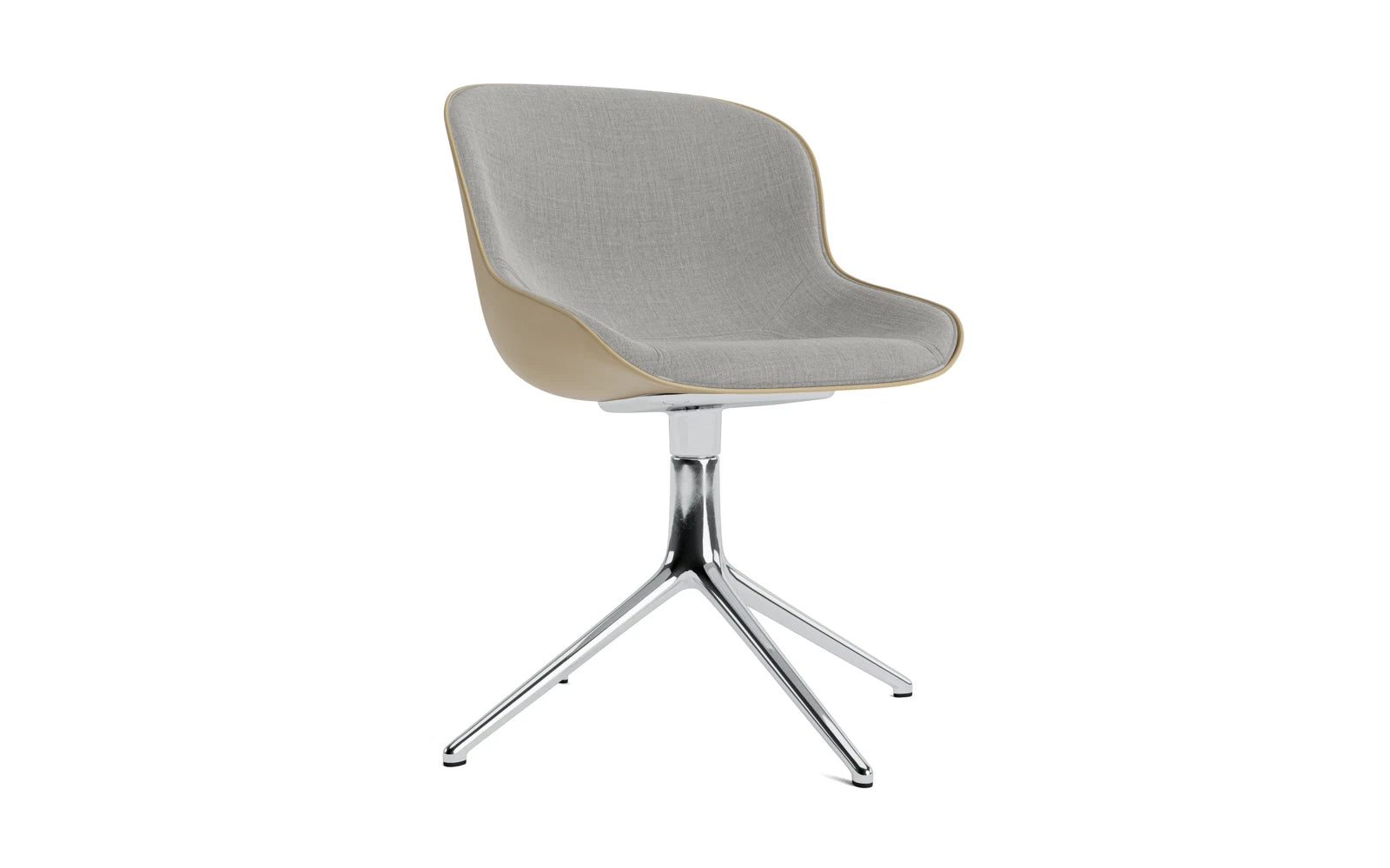 Hyg Drehstuhl 4B gepolstert Alu Sand/Remix in Remix 133 präsentiert im Onlineshop von KAQTU Design AG. Drehstuhl ist von Normann Copenhagen