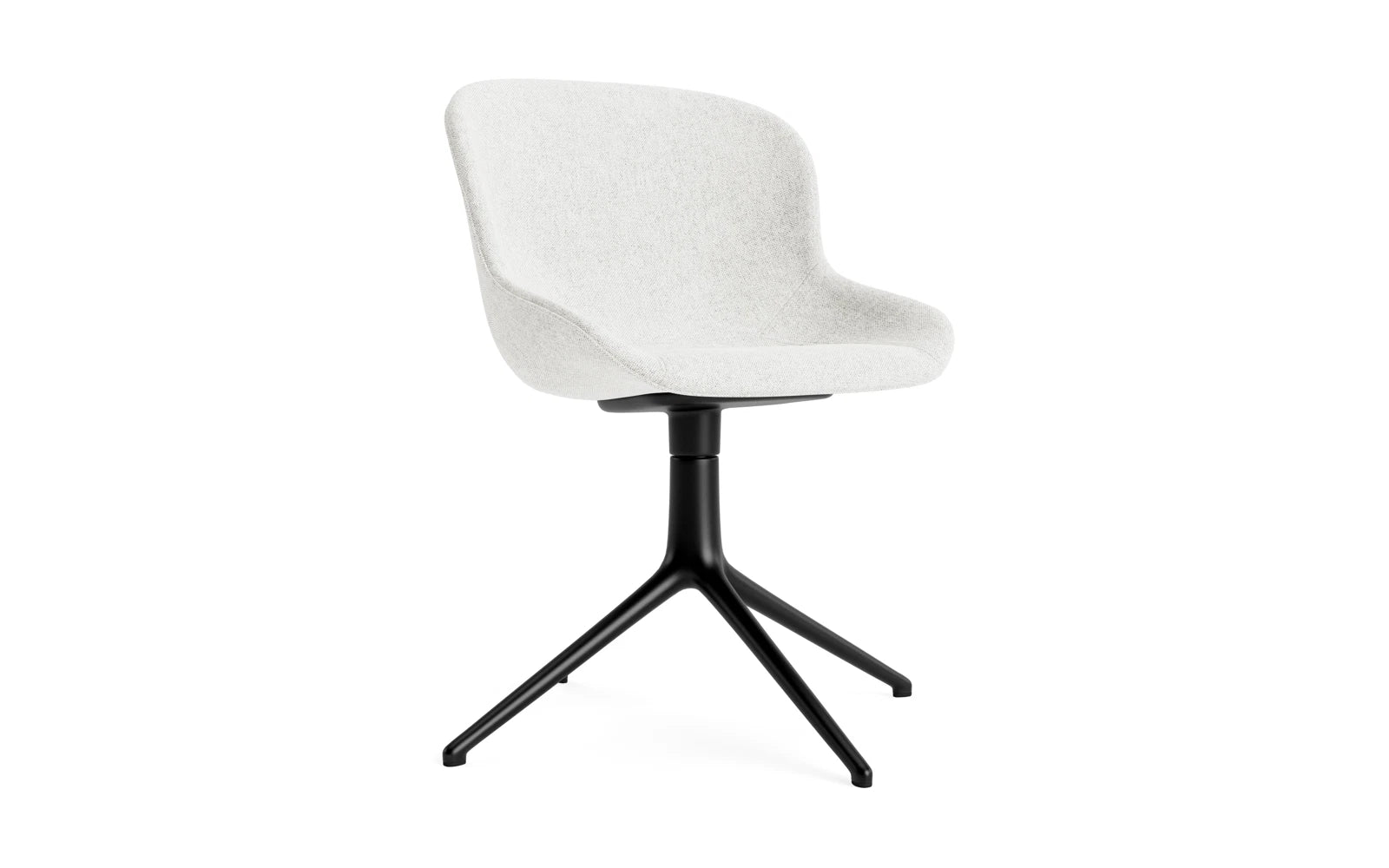 Hyg Drehstuhl gepolstert 4B schwarz aluminium Hallingdal in Hallingdal 110 präsentiert im Onlineshop von KAQTU Design AG. Drehstuhl ist von Normann Copenhagen