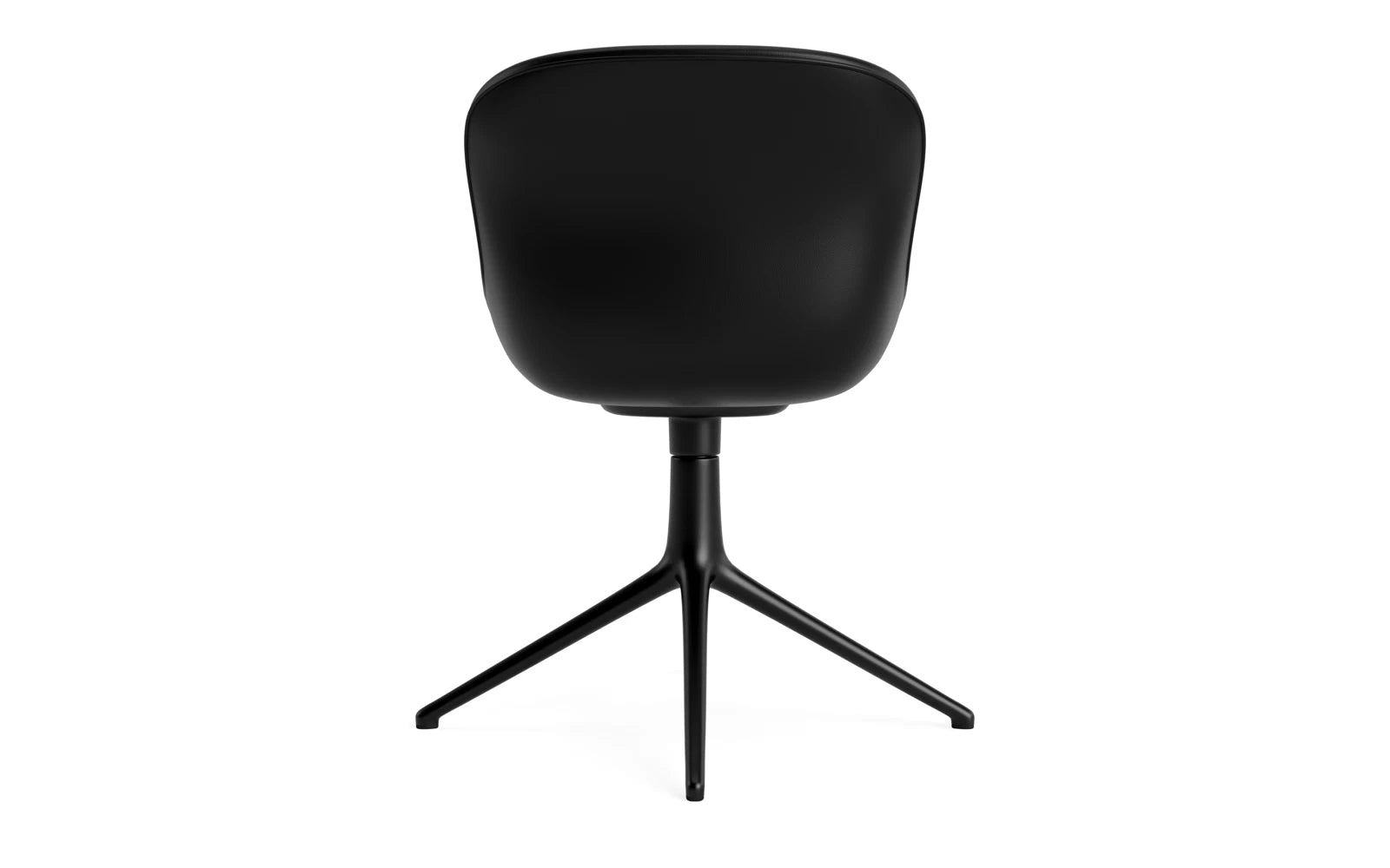 Erleben Sie den Hyg Drehstuhl von Normann Copenhagen: elegantes Design, hochwertige Polsterung und robustes Aluminium für optimalen Komfort.