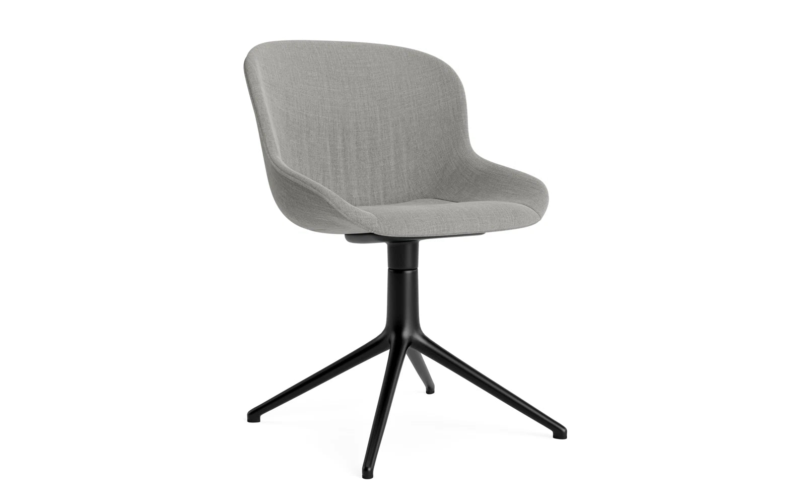 Hyg Comfort Drehstuhl 4B gepolstert Schwarz Alu Remix in Remix 133 präsentiert im Onlineshop von KAQTU Design AG. Drehstuhl ist von Normann Copenhagen