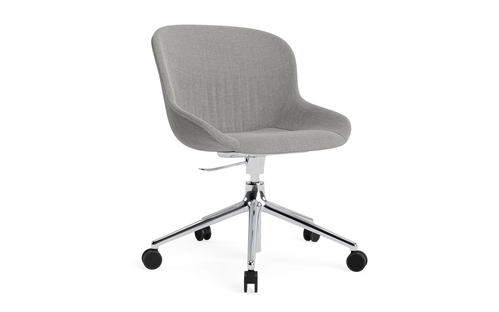 Hyg Comfort Drehsessel mit 5 Rollen Gas Lift Polster Alu Remix in Remix 133 präsentiert im Onlineshop von KAQTU Design AG. Sessel ist von Normann Copenhagen