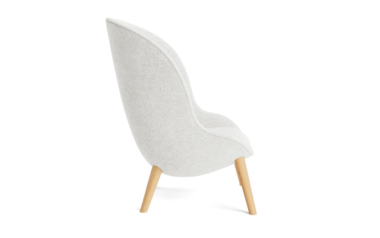 Entdecken Sie den Hyg Lounge-Sessel Hoch Eiche Hallingdal von Normann Copenhagen – ein skandinavisches Designhighlight, das Komfort und Eleganz in Ihr Zuhause bringt.