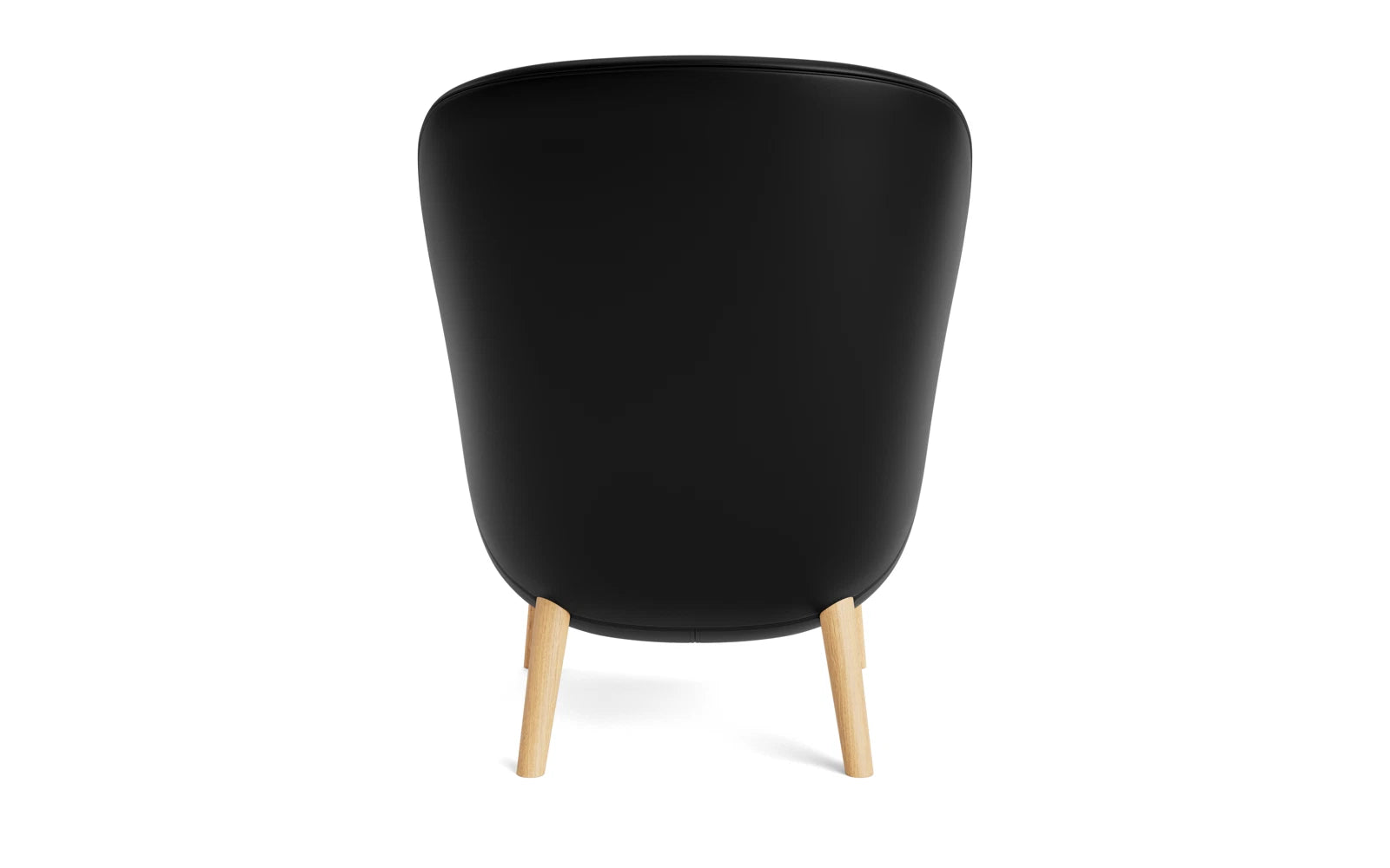 Erleben Sie den Hyg Lounge-Sessel von Normann Copenhagen: eleganter Eiche-Sessel mit luxuriösem Ultra Leder für höchsten Sitzgenuss.
