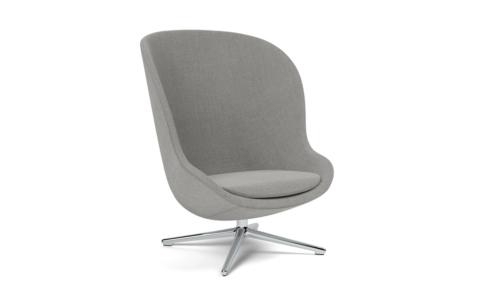 Der Hyg Lounge Drehsessel von Normann Copenhagen vereint Hygge, Komfort und stilvolles Design. Wählen Sie aus vielfältigen Stoff- und Lederoptionen.