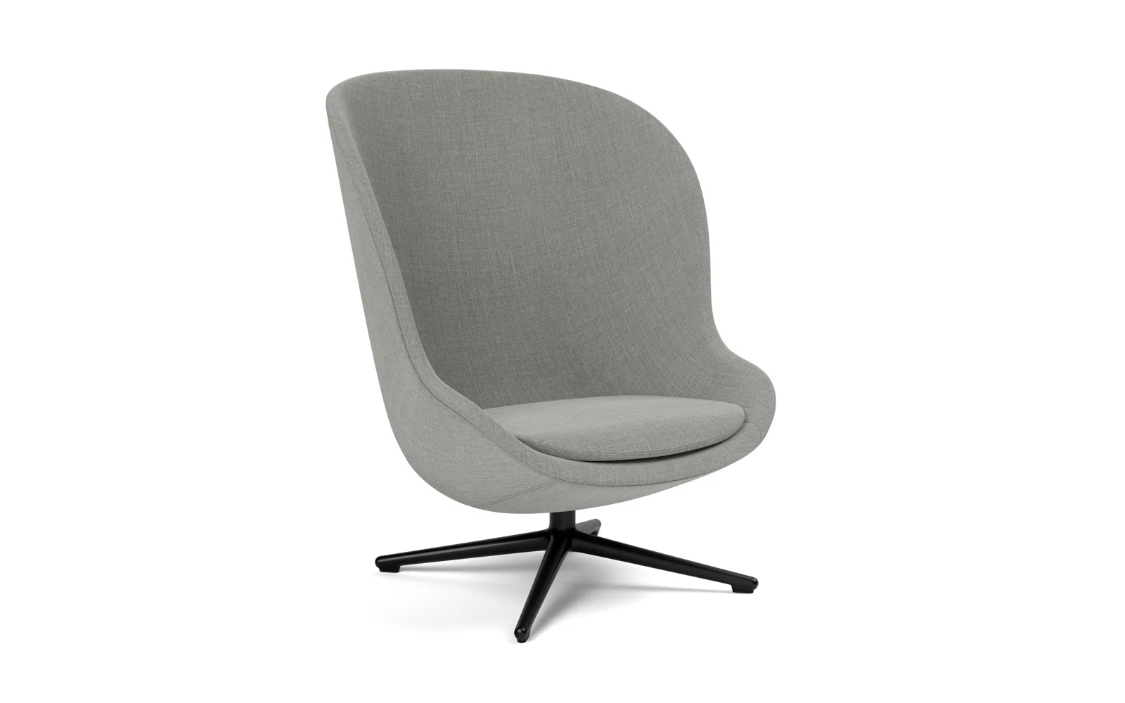 Der Hyg Lounge Drehsessel von Normann Copenhagen vereint Hygge, Komfort und stilvolles Design. Wählen Sie aus vielfältigen Stoff- und Lederoptionen.