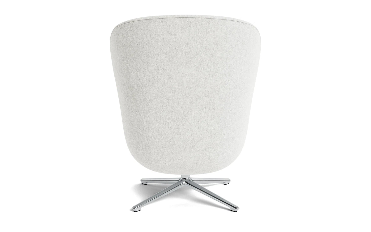Hyg Lounge-Sessel Hoch mit Drehgestell Aluminium Tilt Hallingdal in Hallingdal 110 präsentiert im Onlineshop von KAQTU Design AG. Drehsessel ist von Normann Copenhagen