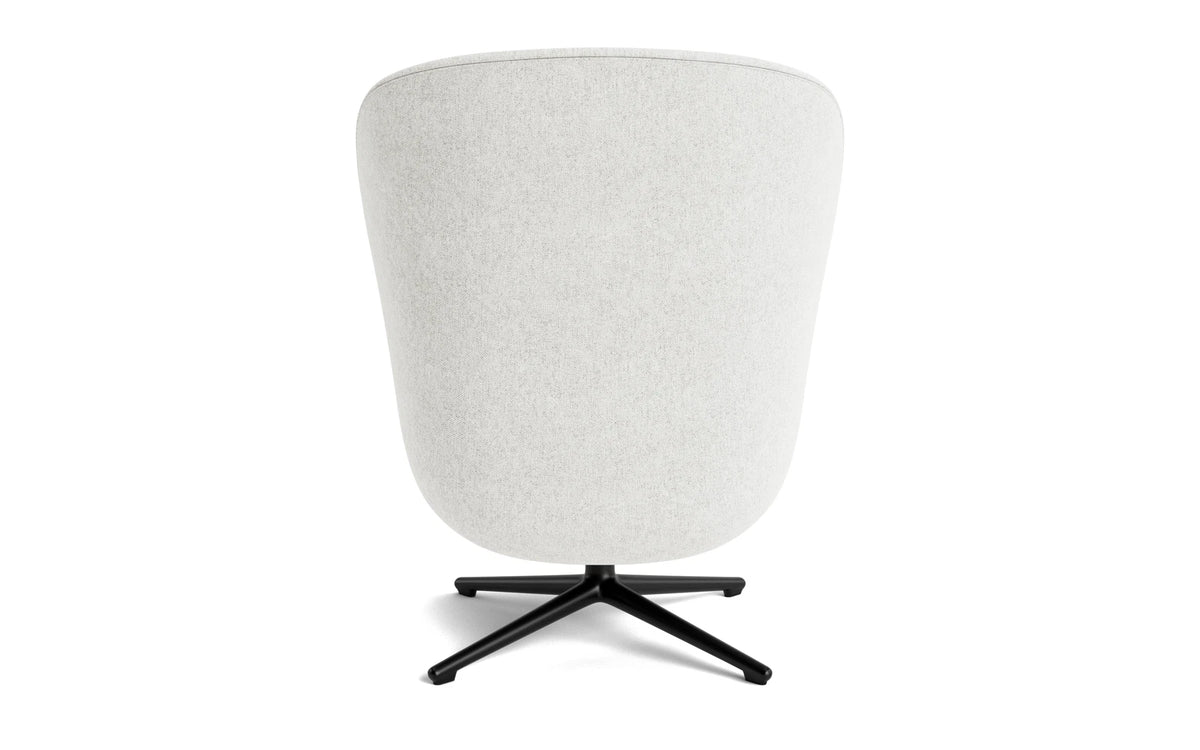 Hyg Lounge-Sessel Hoch mit Drehgestell schwarzes Aluminium Tilt Hallingdal in Hallingdal 110 präsentiert im Onlineshop von KAQTU Design AG. Drehsessel ist von Normann Copenhagen