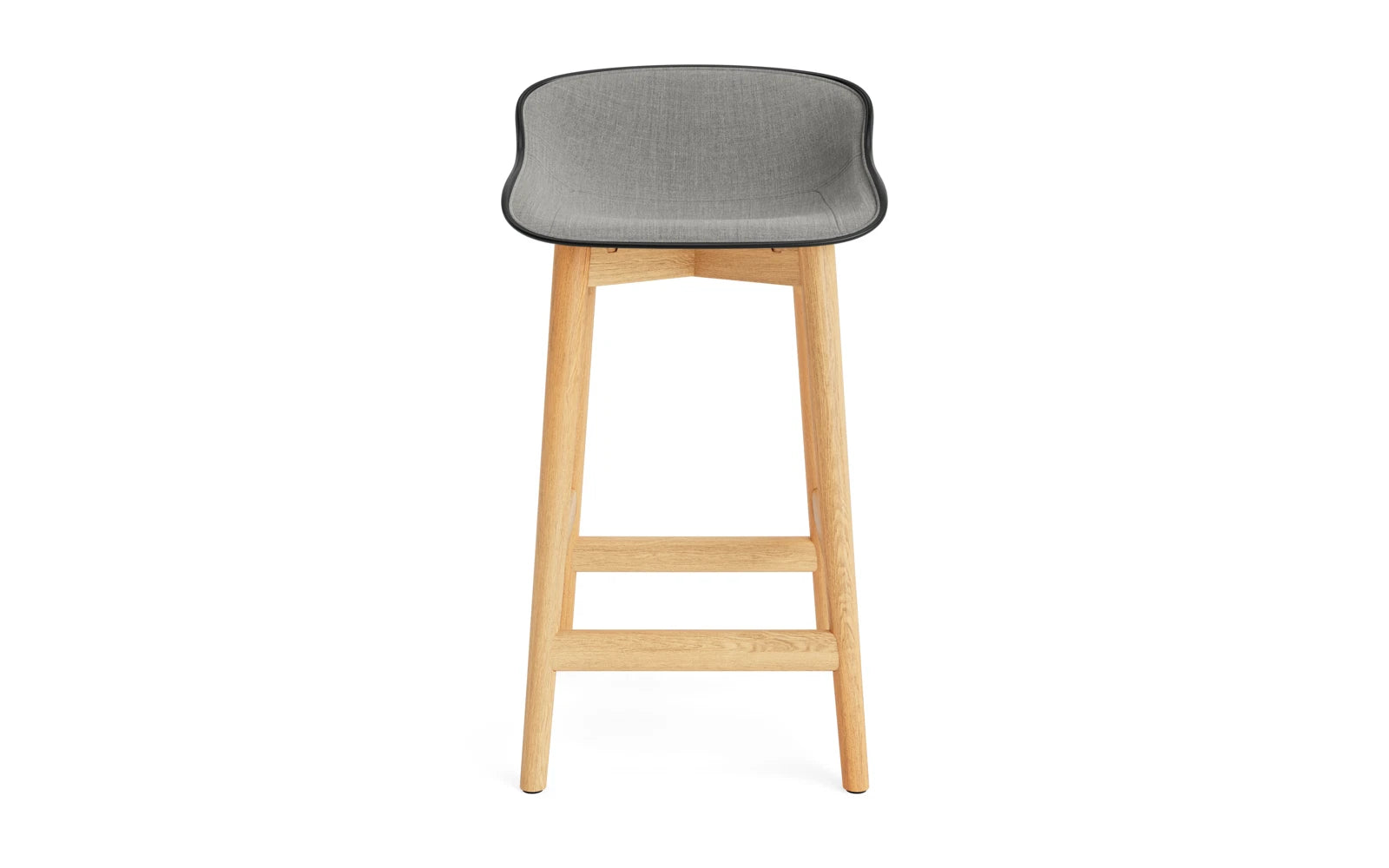 Erleben Sie den Hyg Barhocker 65 cm in Eiche Schwarz/Remix von Normann Copenhagen – ein elegantes Design, das Komfort und Stil vereint.