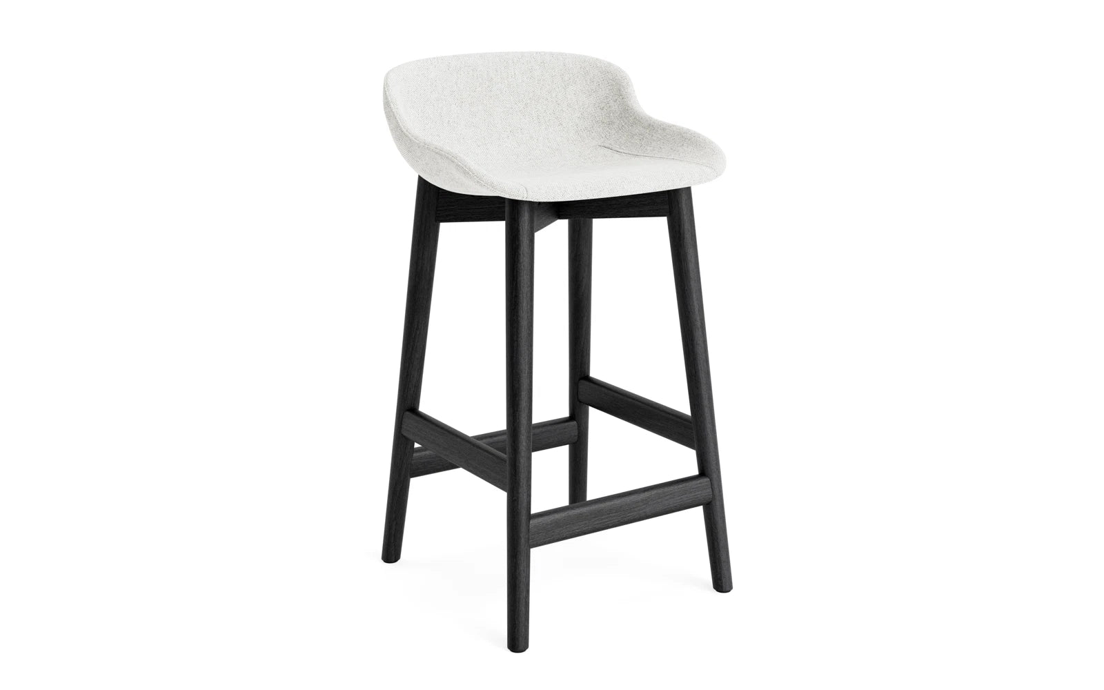 Hyg Barhocker 65 cm vollpolster schwarze Eiche Hallingdal in Hallingdal 110 präsentiert im Onlineshop von KAQTU Design AG. Barstuhl ist von Normann Copenhagen