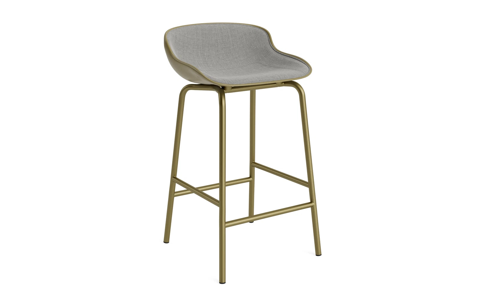 Der Hyg Barhocker 65 cm in Olive von Normann Copenhagen vereint Hygge-Gemütlichkeit mit stilvollem Design. Perfekt für Ess- und Loungebereiche.