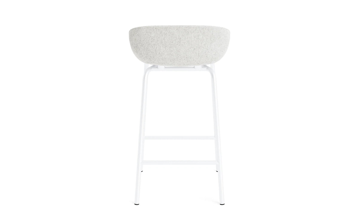 Hyg Barhocker 65 cm Vollpolster Stahl Weiss/Hallingdal in Hallingdal 110 präsentiert im Onlineshop von KAQTU Design AG. Barstuhl ist von Normann Copenhagen
