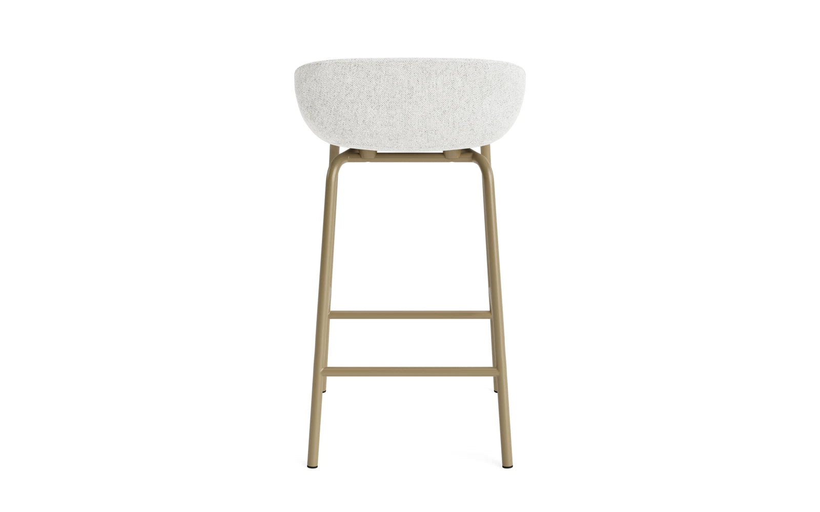 Erleben Sie den Hyg Barhocker 65 cm von Normann Copenhagen – ein eleganter, vollgepolsterter Barhocker in Sand, der skandinavische Gemütlichkeit und Funktionalität perfekt kombiniert.