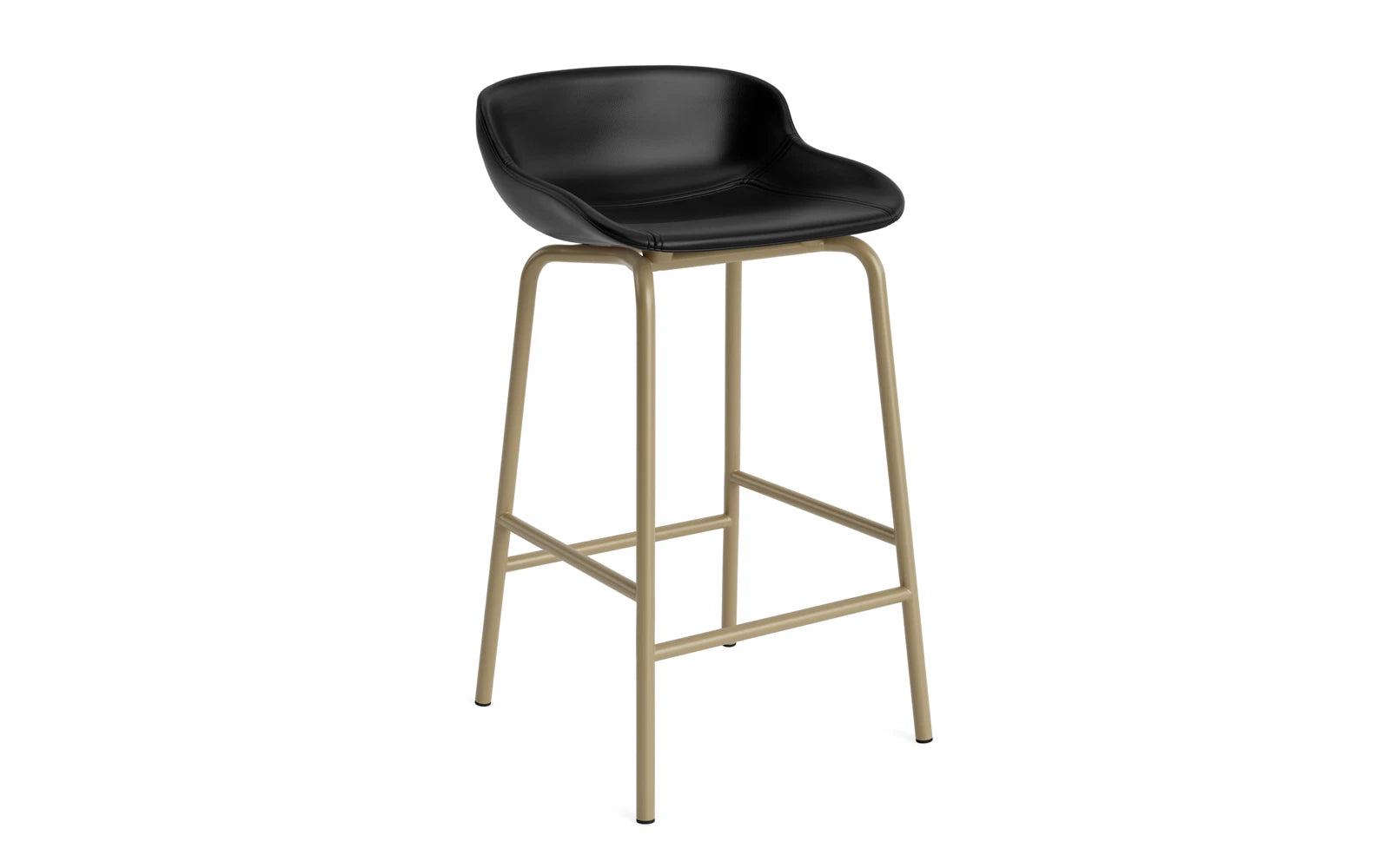 Hyg Barhocker 65 cm Vollpolster Stahl Sand/Ultra in Ultra 41599 präsentiert im Onlineshop von KAQTU Design AG. Barstuhl ist von Normann Copenhagen