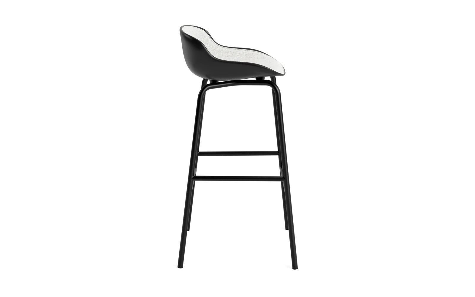 Entdecken Sie den Hyg Barhocker 75 cm in elegantem Schwarz von Normann Copenhagen – stilvolles Design trifft auf höchsten Sitzkomfort für Ihr Zuhause.