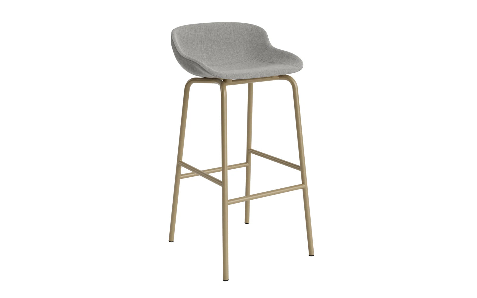 Hyg Barhocker 75 cm Vollpolster Stahl Sand/Remix in Remix 133 präsentiert im Onlineshop von KAQTU Design AG. Barstuhl ist von Normann Copenhagen