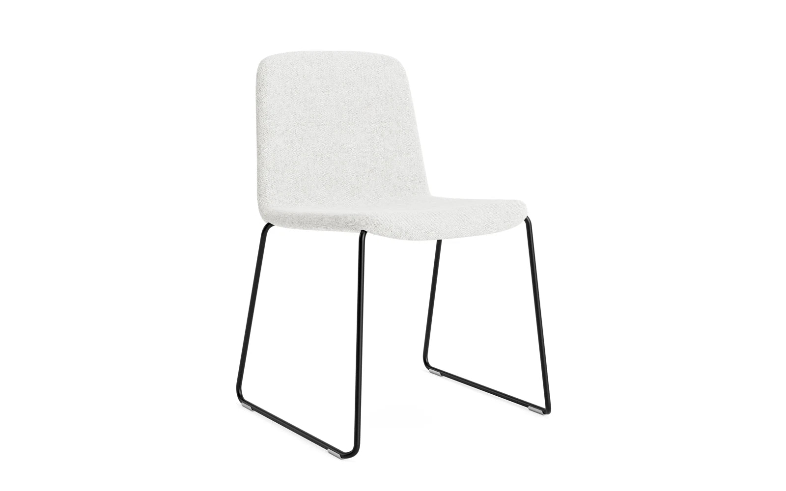 Just Stuhl gepolstert, schwarzer stahl/Hallingdal in Hallingdal 110 präsentiert im Onlineshop von KAQTU Design AG. Stuhl ist von Normann Copenhagen