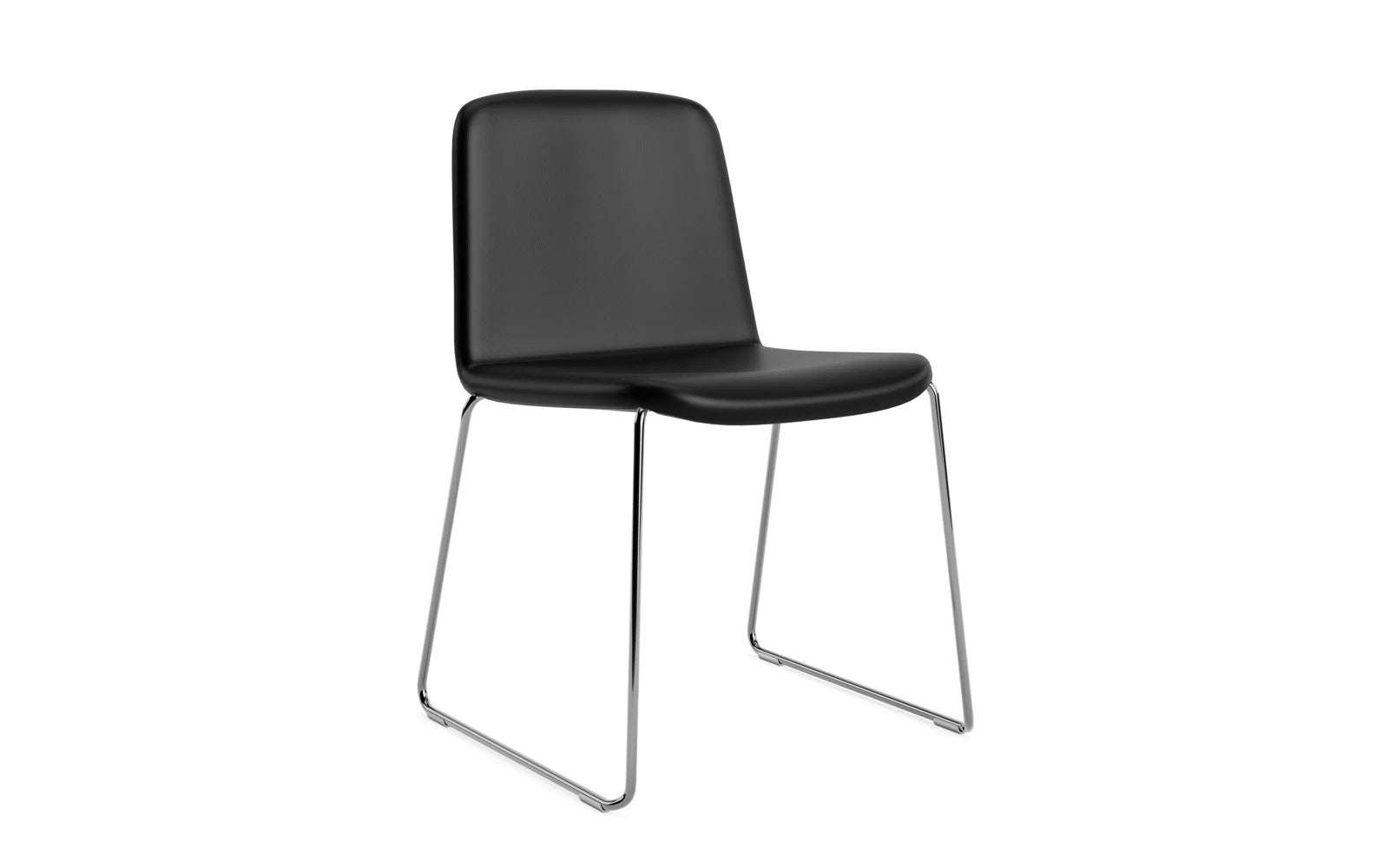 Just Stuhl Leder/ Chrom in Ultra 41599 präsentiert im Onlineshop von KAQTU Design AG. Stuhl ist von Normann Copenhagen
