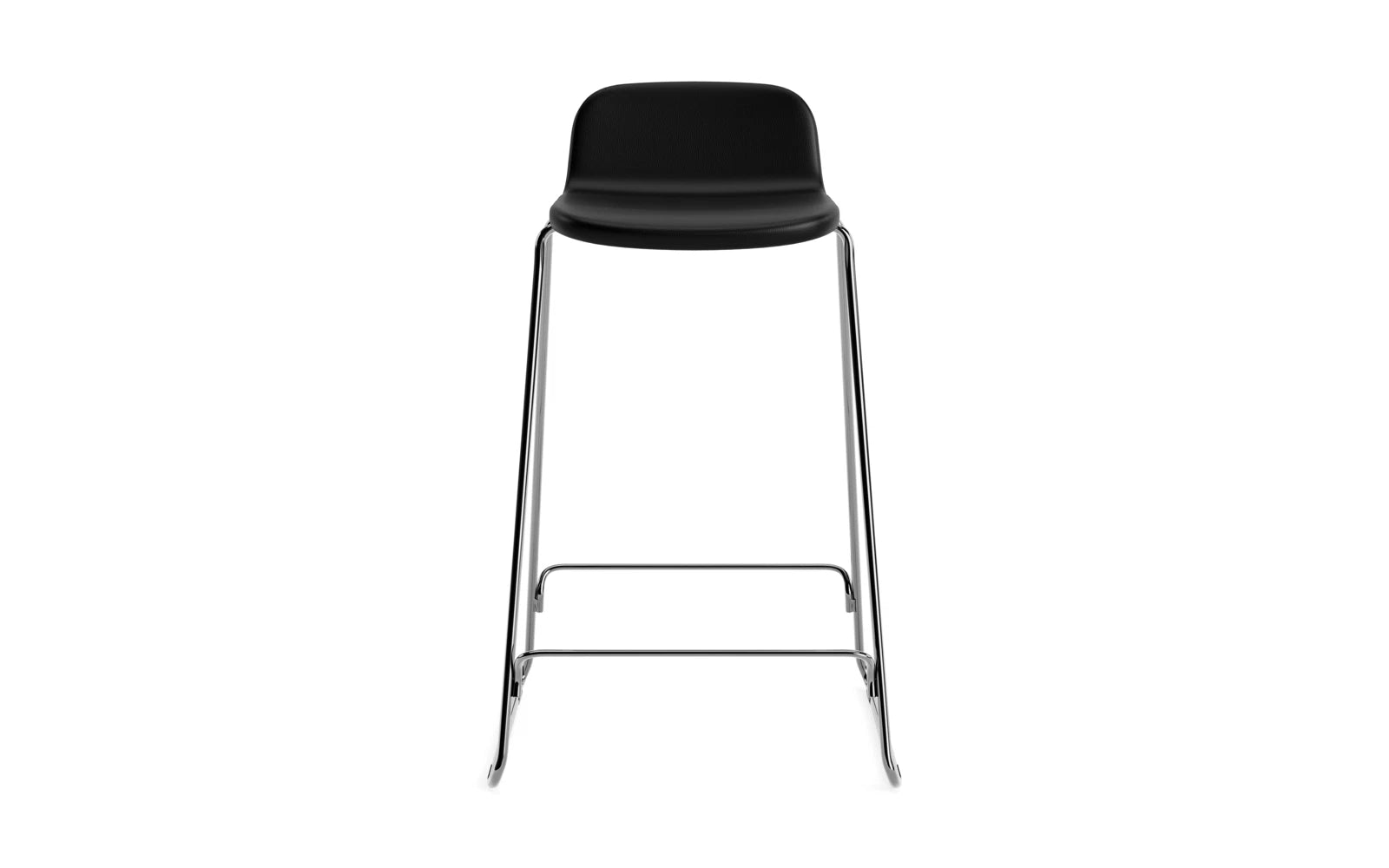 Erleben Sie den Just Barhocker 65 cm mit Lehne von Normann Copenhagen – ein elegantes, gepolstertes Designhighlight für jeden Raum.