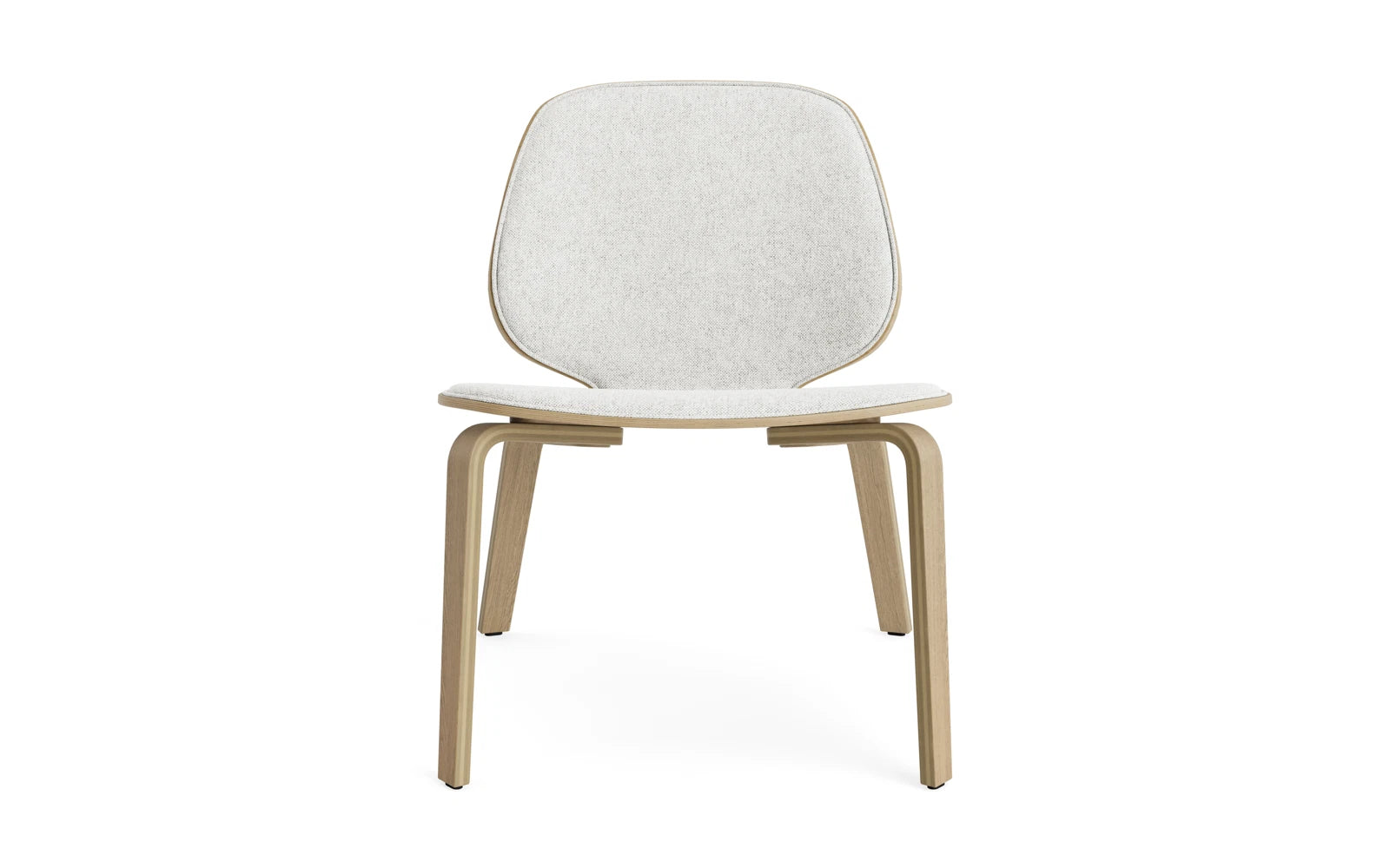 Erleben Sie den My Chair Lounge-Sessel von Normann Copenhagen: Ein eleganter Sessel aus Eiche und Hallingdal, der modernes skandinavisches Design verkörpert.
