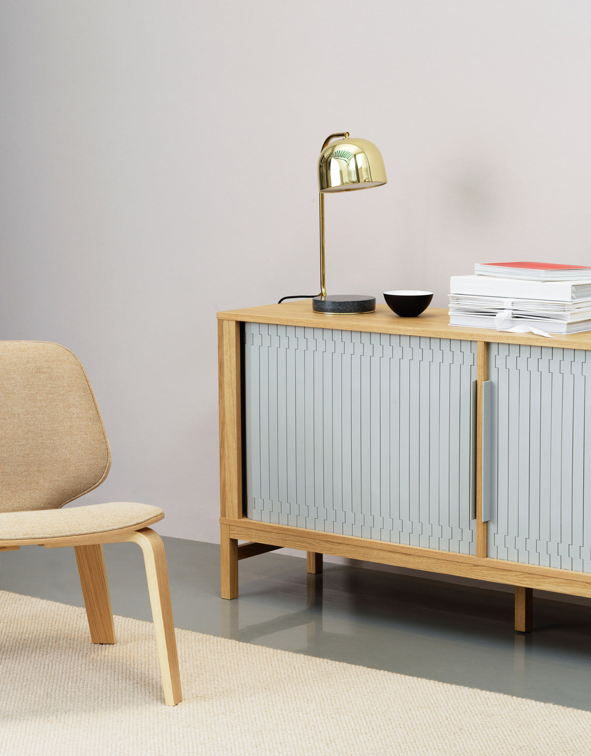 My Chair Lounge-Sessel Frontpolster in Hallingdal 110 präsentiert im Onlineshop von KAQTU Design AG. Sessel ist von Normann Copenhagen