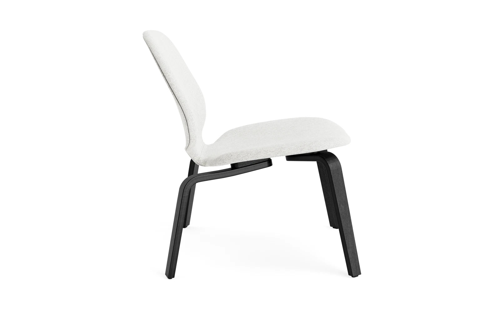 Genießen Sie den My Chair Lounge-Sessel in stilvollem Schwarz Hallingdal von Normann Copenhagen – ein elegantes Möbelstück, das Komfort und modernes Design vereint.