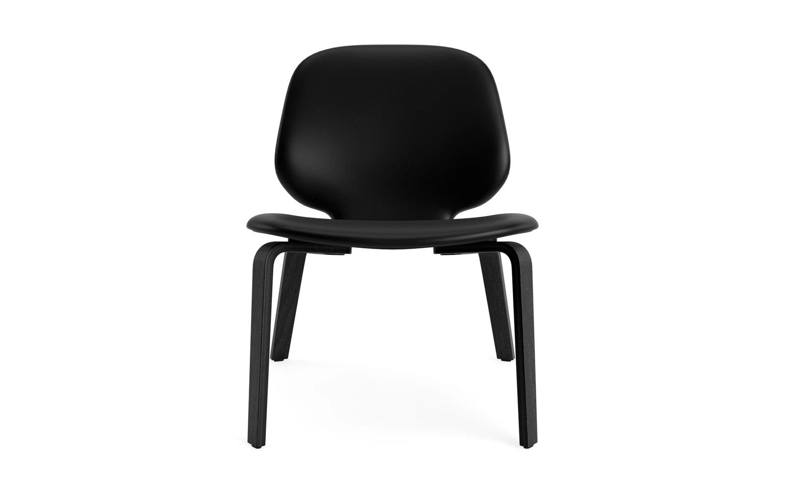 Erleben Sie den My Chair Lounge-Sessel in edlem schwarz Ultra Leder von Normann Copenhagen – ein stilvolles Möbelstück, das Komfort und Eleganz vereint.