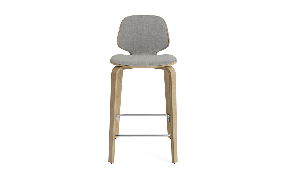 My Chair Barstuhl 65 cm Frontpolster holz in Remix 133 präsentiert im Onlineshop von KAQTU Design AG. Barstuhl ist von Normann Copenhagen