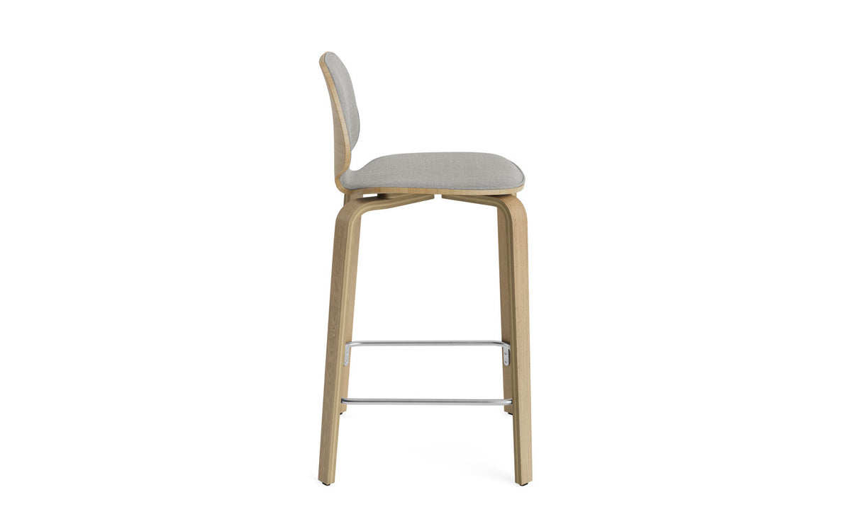 My Chair Barstuhl 65 cm Frontpolster holz in Remix 133 präsentiert im Onlineshop von KAQTU Design AG. Barstuhl ist von Normann Copenhagen