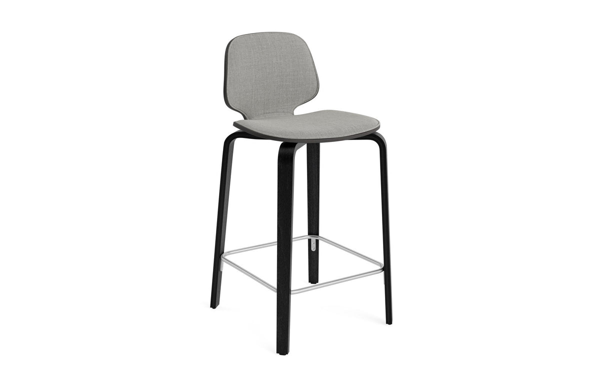 My Chair Barstuhl 65 cm Frontpolster holz in Remix 133 präsentiert im Onlineshop von KAQTU Design AG. Barstuhl ist von Normann Copenhagen