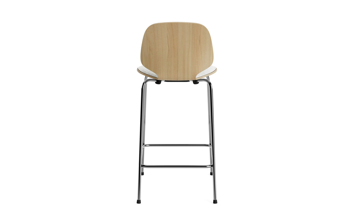 My Chair Barstuhl 65 cm Frontpolster Stahl in Hallingdal 110 präsentiert im Onlineshop von KAQTU Design AG. Barstuhl ist von Normann Copenhagen