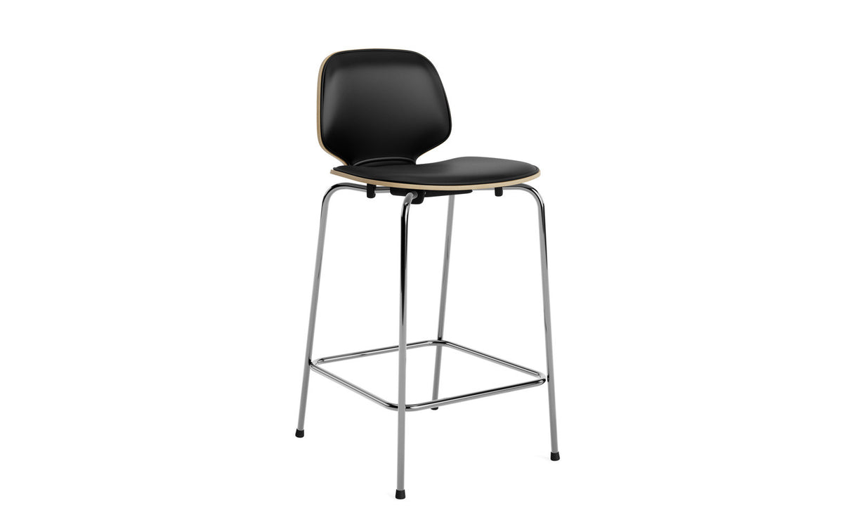 My Chair Barstuhl 65 cm Frontpolster Stahl in Ultra 41599 präsentiert im Onlineshop von KAQTU Design AG. Barstuhl ist von Normann Copenhagen